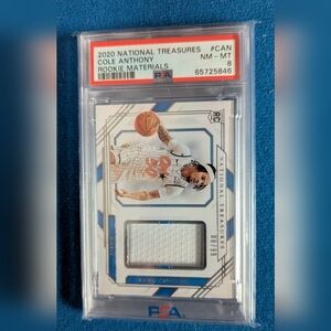 Panini National Treasures Rookie Card - White and Orange